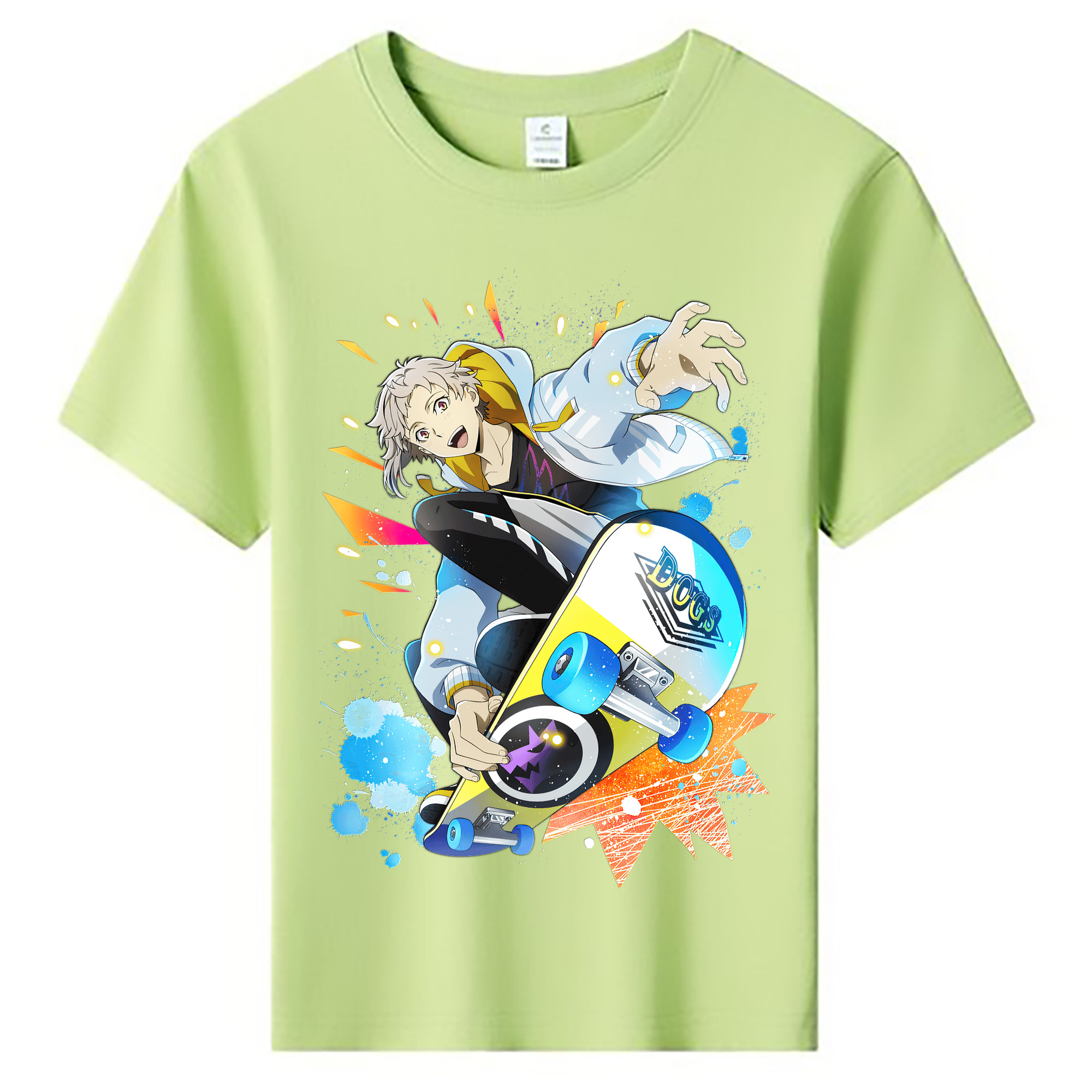文豪ストレイドッグス Bungo Stray Dogs 綿100％キッズTシャツ（フロントプリント）